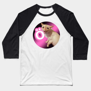 Funny cat Baseball T-Shirt